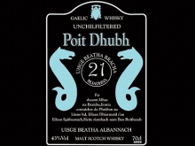 Poit Dhubh 21 Y.O. – Blended Malt Scotch Whisky